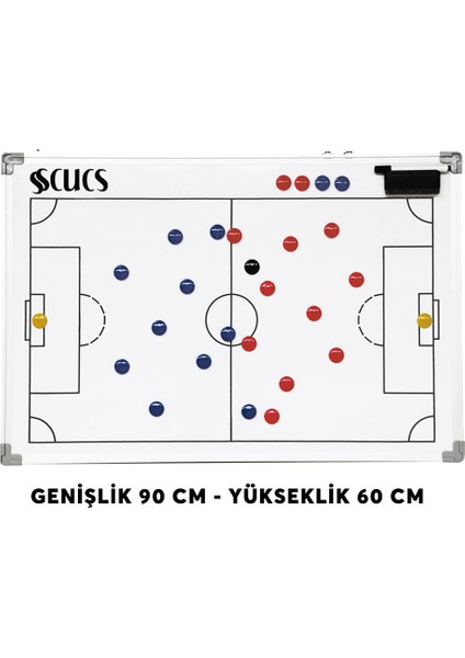 Futbol Taktik Tahtası Duvar Tipi Scx 1301