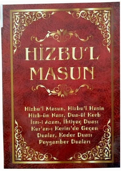 Hizbul Masun Kitabı -Elmalılı Hamdi Yazır