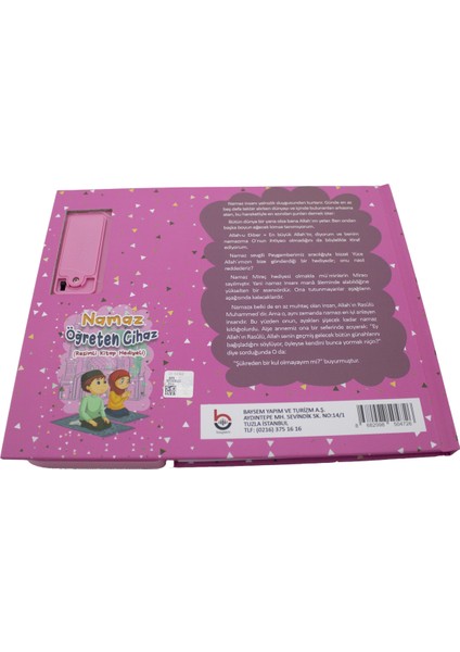 Namaz Öğreten Cihaz Resimli Kitap Seti Pembe -Elmalılı Hamdi Yazır fiyatları