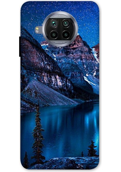 Xiaomi Mi 10I Kılıf Dağ ve Mazara Baskılı Desenli Silikon Kılıf A++-8157