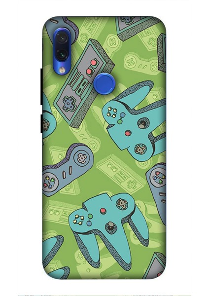 Xiaomi Redmi Note 7 Kılıf Oyun Kolu Baskılı Desenli Silikon Kılıf A++-8255