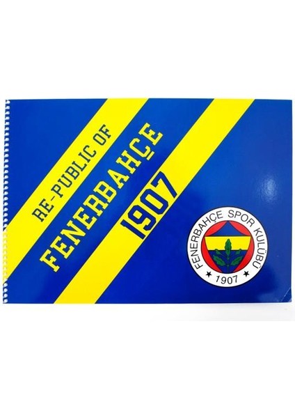 Fenerbahçe Lisanslı Resim Defteri 25X35CM Spiralli