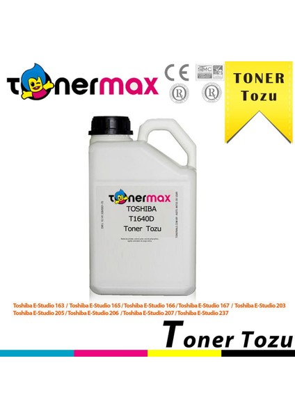 Toshiba T1640D / Estudio 163/ 165/ 166/ 167/ 203/ 205/ 207/ 237 Toner Tozu 675GR.
