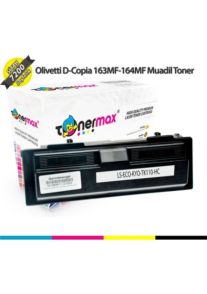 Olivetti D-Copia 18MF / 163MF / 164MF / B0526 Muadil Toner