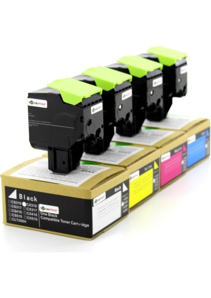 CX310 / CX410 / CX510 Muadil Toner Set