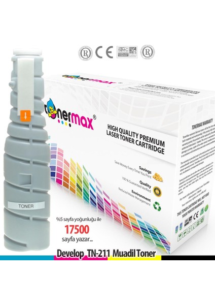 Develop TN-211 / Ineo 222 / Ineo 250 / Ineo 282 Muadil Toner