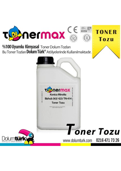 Konica Minolta TN-414 /bizhub 363 / Bizhub 423 Toner Tozu 662GR.