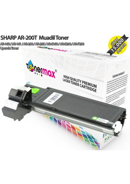 Sharp AR-200 / AR200 / ARF200 / ARM150 / ARM155 / ARS160 / ARS200 Muadil Toner