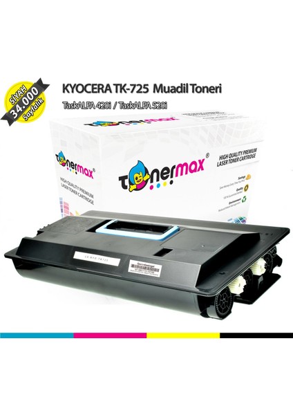 TK-725 / Taskalfa 420I / 520I Muadil Toner