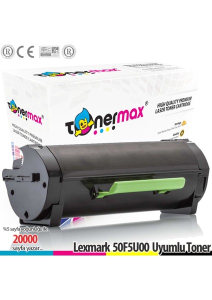 505U / 50F5U00 / MS510 / MS610 Muadil Toner 20K