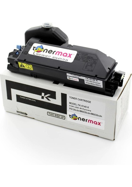 TK-5140 Bk / M6030 / M6530 / P6130 Siyah Muadil Toneri