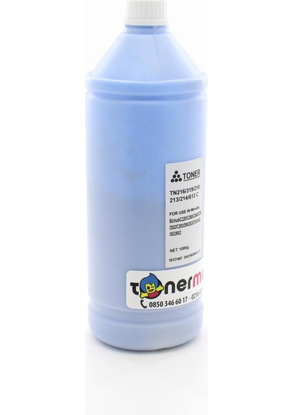 Minolta Renkli Toner Tozu Mavi 250GR./ TN216 / TN221 / TN319 / TN321 / TN324 fiyatları
