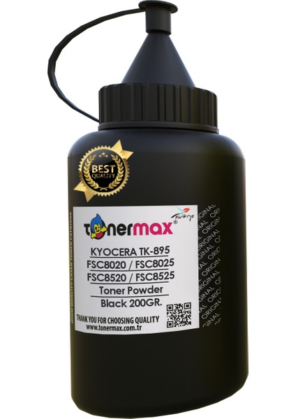 Toner Türk  TK-895 Siyah Toner Tozu / FSC8020 / FSC8025 / FSC8520 / FSC8525