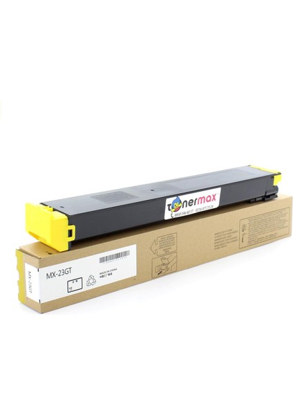 Sharp MX23GTYA Sarı Muadil Toner / MX2310 / MX2314 / MX2614 / MX3111 / MX3114