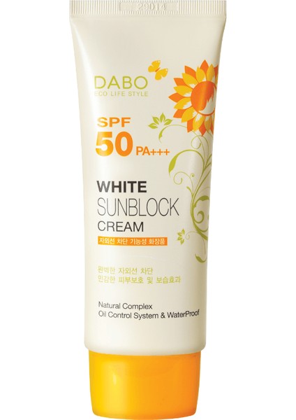 White Sunblock Cream (SPF50 Pa+++ )