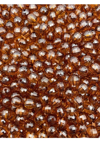 10MM Kahve Rengi Dünya Model Akrilik Boncuk,takı , Çanta Yapım Boncuğu (100GR,~180 Adet) fiyatları