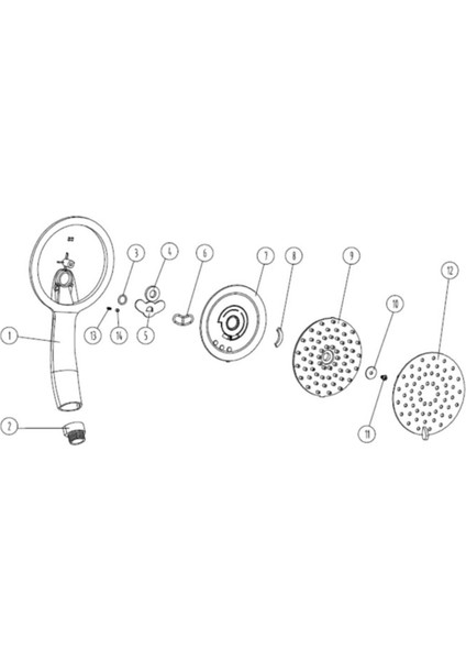 Slim El Duş Başlığı Vera Banyo Duş Hortumu Pvc Kopmaz fırsatları