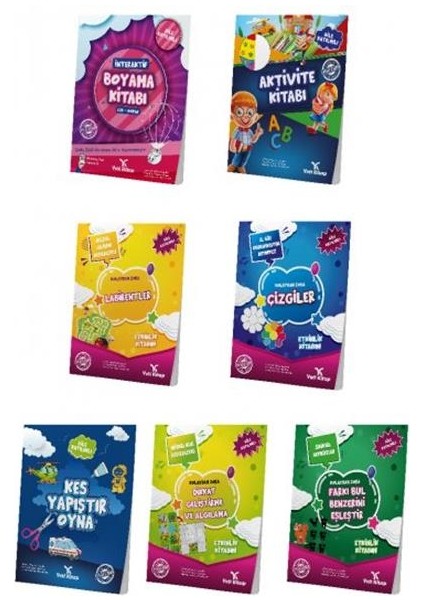 Okul Öncesi Seti - 2 (7 Kitap)