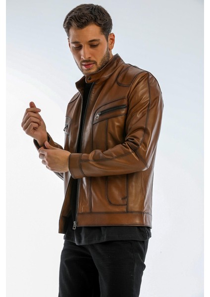 Ricky Taba Hakiki Deri Mont Erkek modelleri