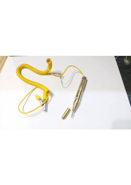Oto Kontrol Kalemi Metal Spiral Kablolu 6V-12V-24 V RC0008