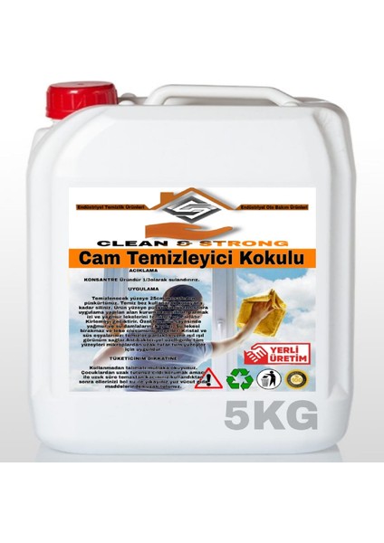 Cam Temizleyici Kokulu 5kg