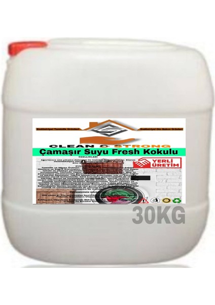 Çamaşır Suyu Fresh Kokulu 30KG