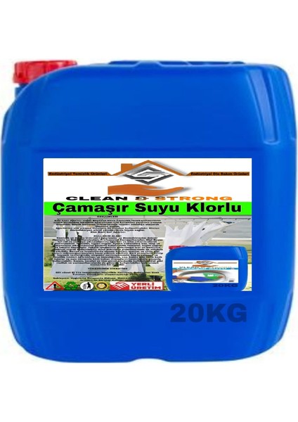 Çamaşır Suyu Klorlu 20KG