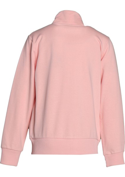 921308-3026 Hmlotazıp Jacket Pembe Dik Yaka Kız Çocuk Eşofman Üstü
