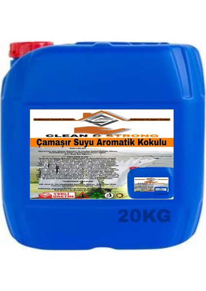 Çamaşır Suyu Aromatik Kokulu 20KG