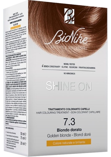 Shine On Saç Boyama Kiti - 7.3 Altın Sarı