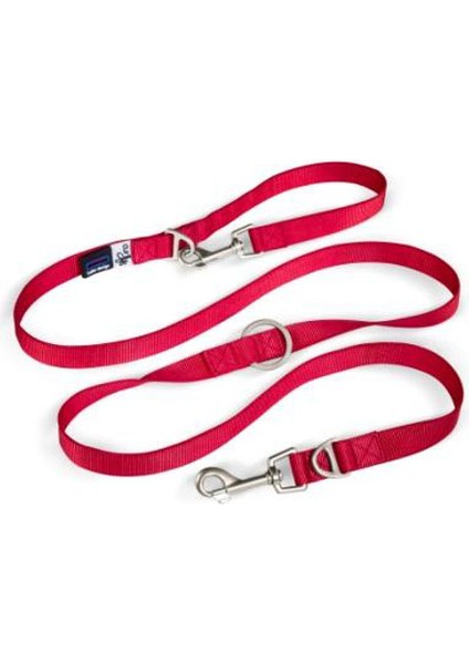 Ayarlanabilen Gezdirme Tasması Naylon Red L