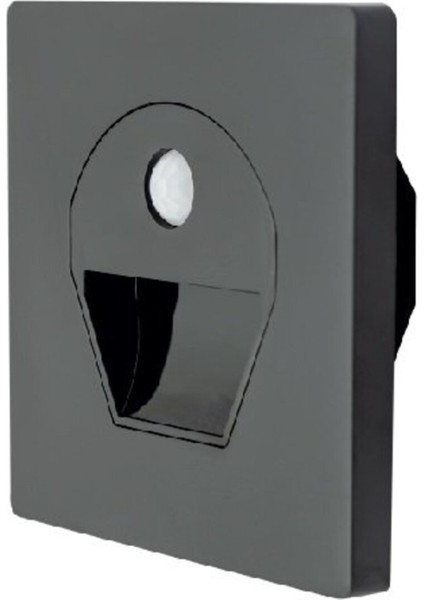 Ct 5170 1W Sens.ledli Kor. Armatür (Siyah Kasa G.ışığı) Cata