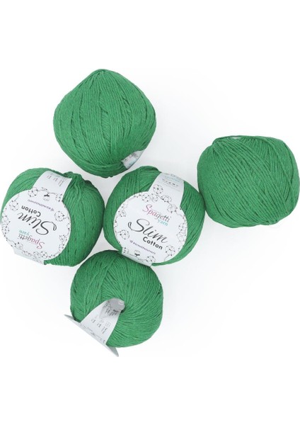 Spagettiyarn Benetton Slim Cotton Ip - 5'li Set fiyatları