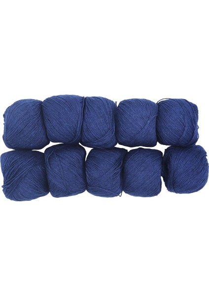 Spagettiyarn Lacivert Slim Cotton Ip - 10'lu Set fiyatları