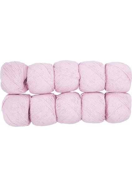 Spagettiyarn Bebe Pembe Slim Cotton - 10 'lu Set fiyatları