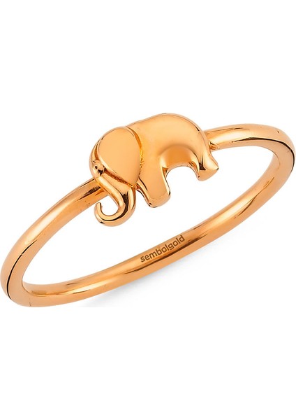 Fil Altın Yüzük Rose Gold