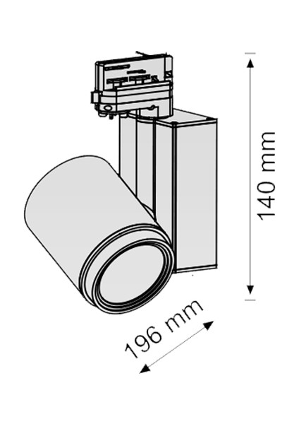 Ledli Ray Spot 40 W 3000K GÜNIŞIĞI Samsung Led Tridonic Driver