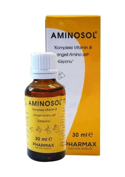 Aminosol Kedi, Köpek Kuş ve At Vitamini 30 ml