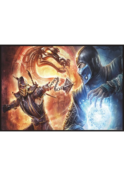 Mortal Kombat Gaming Oyuncu Mouse Pad