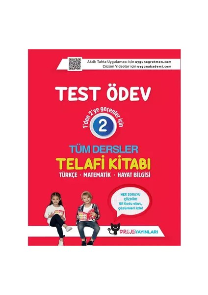 Sadık Uygun Yayınları 2. Sınıf Telafi Kitabı ( Tüm Dersler ) Proje 2021-2022