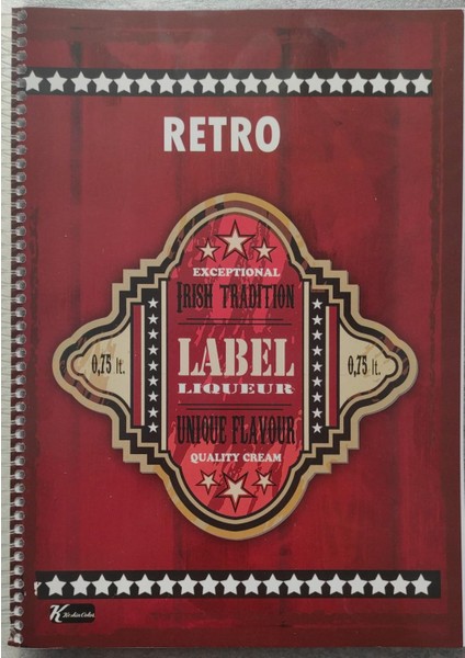 Spiralli Defter 120 Yaprak Kareli