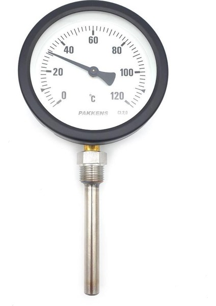 100 Termometre 10 cm Dalma Boylu Alttan Bağlantılı