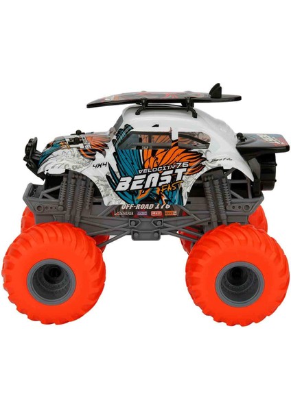 1:18 Uzaktan Kumandalı Spirit Beasts Beetle USB Şarjlı Araba 25 Cm.