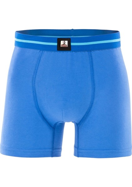 Erkek Mavi Cotton Lycra Boxer Rdz 7100097
