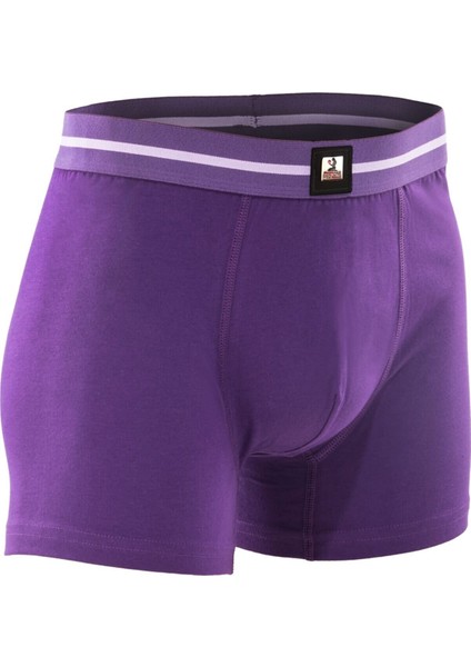 Erkek Mor Cotton Lycra Boxer Rdz 7100099