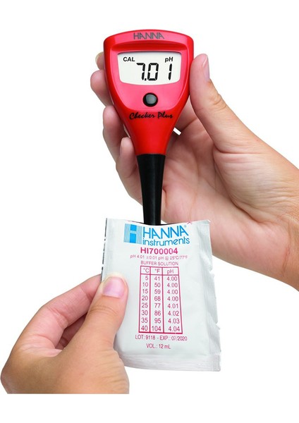 Hanna HI98100 Checker® Plus Ph Tester Cep Tipi Ph Metre 0.00... 14.00 Ph