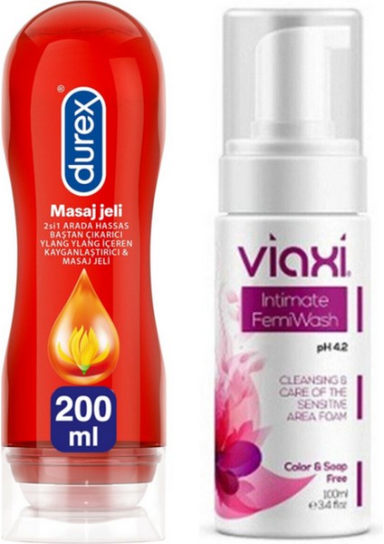 Hassas Ylang Jel 200ML ve Viaxi Intim Temizleme Köpüğü 100ML