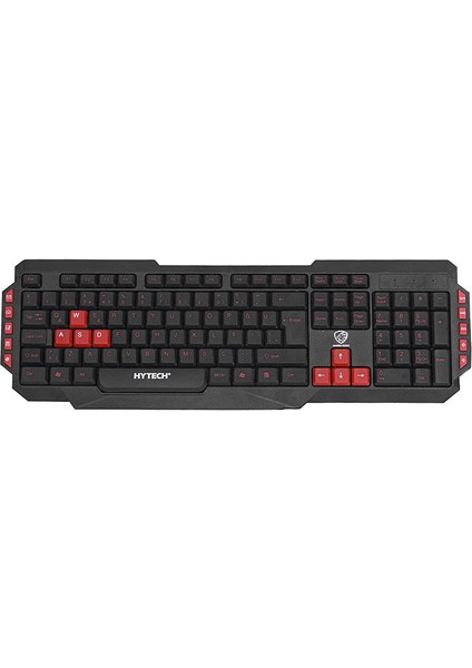 Hyk-46 Gamy Combo Siyah USB Kırmızı Tuşlu Q Gaming Oyuncu Klavye + Mouse Set