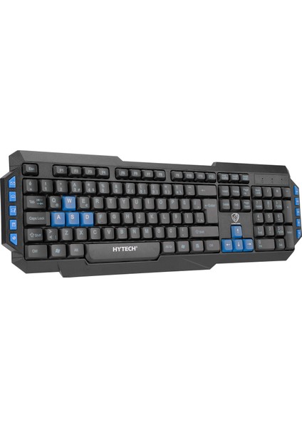 Hyk-46 Gamy Combo Siyah USB Mavi Tuşlu Q Gaming Oyuncu Klavye + Mouse Set