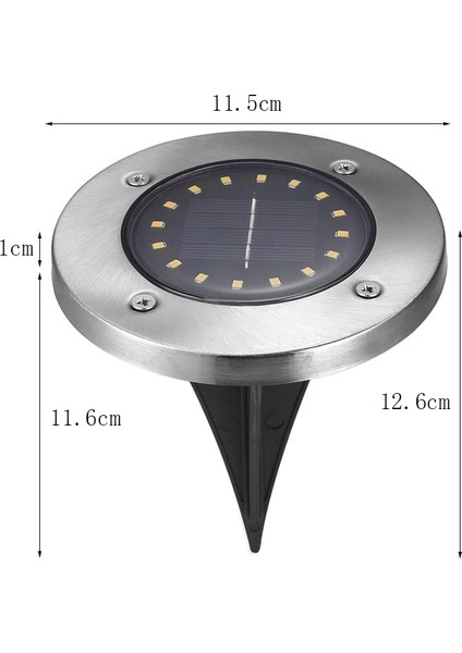 16LED Açık Güneş LED Çim Lap Booled Lu (Yurt Dışından) fiyatları